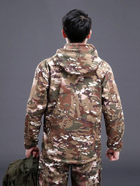 Куртка тактическая Pave Hawk Soft Shell 3XL Мультикам (24100024221) - изображение 3