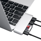 USB-хаб Satechi Type-C USB 3.0 Passthrough Hub Silver (ST-TCUPS) - зображення 5