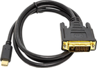 Кабель Delock USB Type-C – DVI 1 м Black (4043619853205) - зображення 1