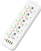 Мережевий фільтр-подовжувач Dyxon 5 розеток 4xUSB-A 1xUSB-C PD 2 м White (DXN-MFP-54PD2MW)