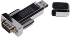Adapter Digitus RS232 - USB Type-A 0.8 m Silver (DA-70155-1) - obraz 1