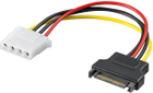 Kabel Super Micro SATA Power - Molex 0.17 m Black/Yellow/Red (4040849936340) - obraz 1