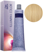 Фарба для волосся Wella Professionals Illumina 10/36 Gold Violet Platinum Blond 60 мл (8005610539195) - зображення 1