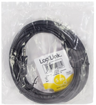 Кабель аудіо стерео LogiLink mini-jack 3.5 мм M/M 5 м Чорний (4052792008869) - зображення 4