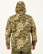 Ветровка Пиксель, куртка летняя мужская камуфляжная с капюшоном, с липучками под шевроны 50 - изображение 4