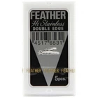 Леза для бритви Feather Hi-Stainless (5 лез)
