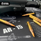 Коврик для чищення зброї з вибух-схемою гвинтівки AR-15 - зображення 7