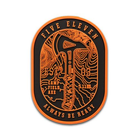 Нашивка 5.11 Tactical Camp Field Axe Patch, Orange