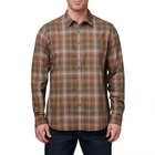 Сорочка Тактична 5.11 Tactical Igor Plaid Long Sleeve Shirt, Umber Brown Plaid, 2Xl