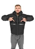 Тактична куртка Eagle зимова з підкладкою Omni-Heat та силіконовим утеплювачем Black L (AW010771) - зображення 8