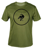 Футболка потоотводящая военная ВСУ с принтом "Птица со звездой" в оливе L - изображение 1