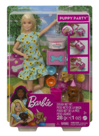 Lalka z akcesoriami Mattel Barbie Puppy Party Blonde 29 cm (0887961963274) - obraz 1