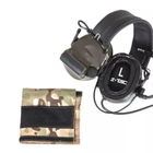 Навушники активні з комунікатором Z-Tactical Comtac II Olive/Multicam - зображення 3