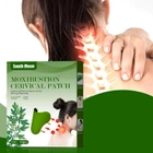 Шейный патч пластырь от боли в шеи с экстрактом полыни 5 штук в наборе, Зеленый - изображение 6