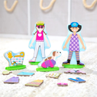 Ігровий набір Melissa & Doug Best Friends Magnetic Dress-Up (0000772193146) - зображення 5