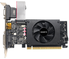 Відеокарта Gigabyte PCI-Ex GeForce GT 710 2048MB GDDR5 (64bit) (954/5010) (DVI, HDMI, VGA) (GV-N710D5-2GIL) - зображення 1