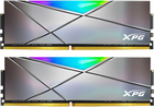 Оперативна пам'ять ADATA DDR4-3600 16384MB PC4-28800 (Kit of 2x8192) XPG Spectrix D50 RGB Tungsten Gray (AX4U36008G18I-DT50)