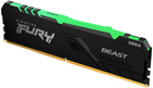 Оперативна пам'ять Kingston Fury DDR4-3600 16384 MB PC4-28800 Beast RGB Black (KF436C18BBA/16) - зображення 3