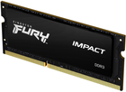 Оперативна пам'ять Kingston Fury SODIMM DDR3L-1866 8192 MB PC3-14900 Impact Black (KF318LS11IB/8) - зображення 1