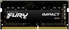 Оперативна пам'ять Kingston Fury SODIMM DDR4-2666 16384 MB PC4-21300 Impact Black (KF426S16IB/16) - зображення 1