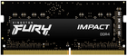 Оперативна пам'ять Kingston Fury SODIMM DDR4-2666 16384 MB PC4-21300 Impact Black (KF426S15IB1/16) - зображення 1