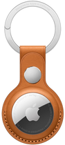 Skórzany brelok Apple dla AirTag z brelokiem do kluczy Golden Brown (MMFA3ZM/A) - obraz 1