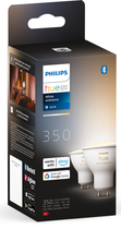 Лампа розумна Philips Hue GU10 5W 2200K-6500K Tunable white 2 шт. (8719514340121) - зображення 4