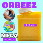 Орбизы , гидрогель , гидрогелевые шарики Orbeez 7-8 мм желтый 40тыс. шт