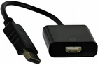 Adapter HP DisplayPort - HDMI Black (888182116432) - obraz 1
