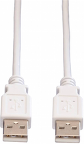 Kabel Value USB Type-A - USB Type-A 1.8 m White (11.99.8919) - obraz 2