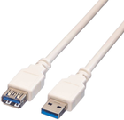 Кабель Value USB Type-A - USB Type-A 0.8 м Grey (11.99.8977) - зображення 1