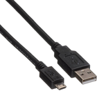Kabel Roline USB Type-A - micro-USB 3 m Black (2503780) - obraz 2