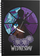 Щоденник на спіралі Cinereplicas Wednesday with Cello (4895205615984) - зображення 1