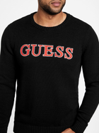 Sweter męski bawełniany Guess X2RR03Z2LN0-JBLK L Czarny (7621701122940) - obraz 3