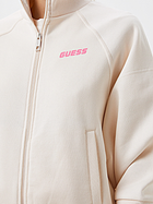 Спортивна кофта жіноча Guess V3RQ00KBGQ2 L Бежева (7619342736220) - зображення 4