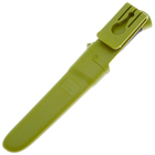 Туристический нож с чехлом Morakniv Companion (S) Olive Green Нержавеющая сталь (14075) - изображение 4