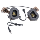 Активні захисні навушники Earmor M32X MARK3 ARC (CB) Coyote Brown з гарнітурою та кріпленням на шолом (96-00051) - зображення 2