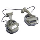 Активні захисні навушники Earmor M31X MARK3 ARC (FG) Olive з кріпленням на шолом (96-00047) - зображення 1