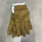 Перчатки тактические Mechanix ColdWork Base Layer Coyote, Койот, размер XXL, сенсорные, теплые зимние перчатки - изображение 5