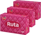 Салфетки косметические Ruta 60 листов 3 слоя х 3 шт (4820202894278)