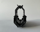 Короткое цевьё для АК, металлическое, чорное - изображение 5