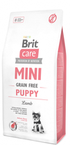 Sucha karma dla szczeniąt ras miniaturowych Brit Care Mini Puppy Grain Free Lamb 7 kg (8595602520152) - obraz 1