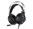 Игровые геймерские накладные наушники HOCO Gaming ESD04 с микрофоном и LED подсветкой
