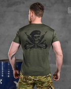 Тактическая мужская футболка Верный навсегда потоотводящая 2XL олива (85503) - изображение 3