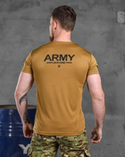 Тактическая мужская футболка ARMY потоотводящая L койот (85516) - изображение 3