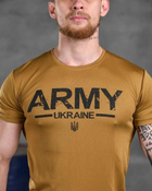 Тактическая мужская футболка ARMY потоотводящая L койот (85516) - изображение 4