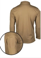 Тактическая Рубашка поло Mil-Tec Tactical Quickdry Койот d/r 10962019-2XL - изображение 2
