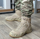 Тактичні чоловічі берці AK демісезонні військові берці Tactic армійські черевики Waterproof Койот 46 розмір - зображення 3