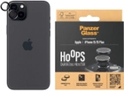 Szkło hartowane PanzerGlass Hoops Camera Lens Protector do Apple iPhone 15 / 15 Plus Black (5711724011382) - obraz 1