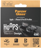Захисне скло PanzerGlass Hoops Camera Lens Protector для Apple iPhone 15 Pro / 15 Pro Max Black Titanium (5711724012037) - зображення 4